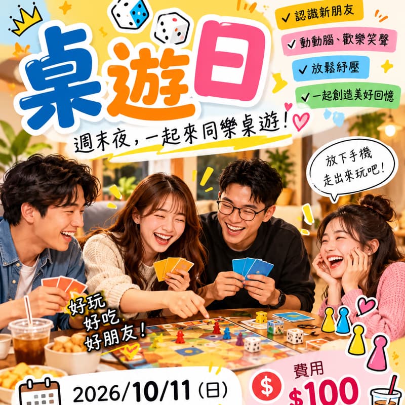 🌸首開闖關桌遊爭霸戰🎮