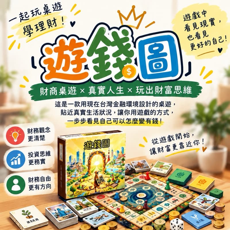 玩遊錢圖學財商,在遊戲中探索金錢的奧秘與智慧