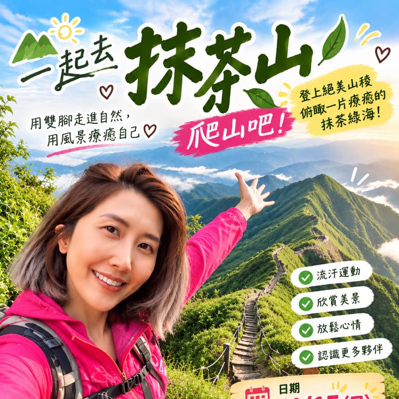 尋找山友 一起去爬山吧👣⛰️