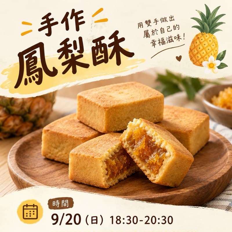 手作鳳梨酥|把幸福包進每一口