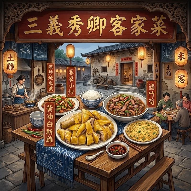 1108 日 三義秀卿客家小館