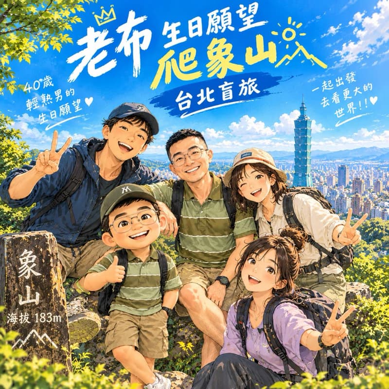 🎂生日願望🐾爬象山⛰️🎯
