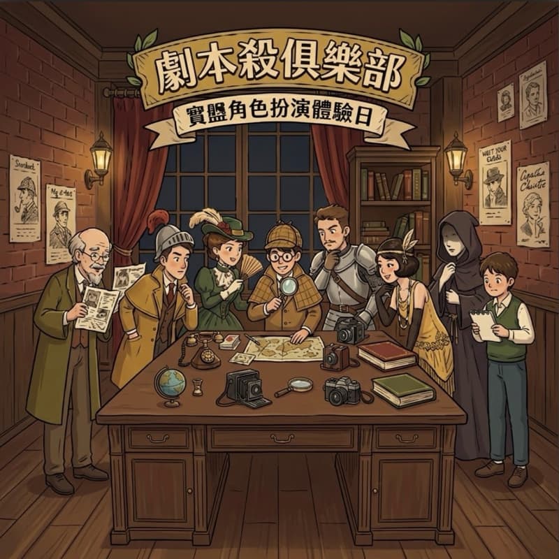 【揪團玩心機】週末限定・沉浸式劇本殺