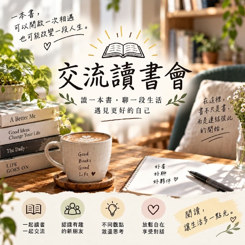 連假前讀書會
