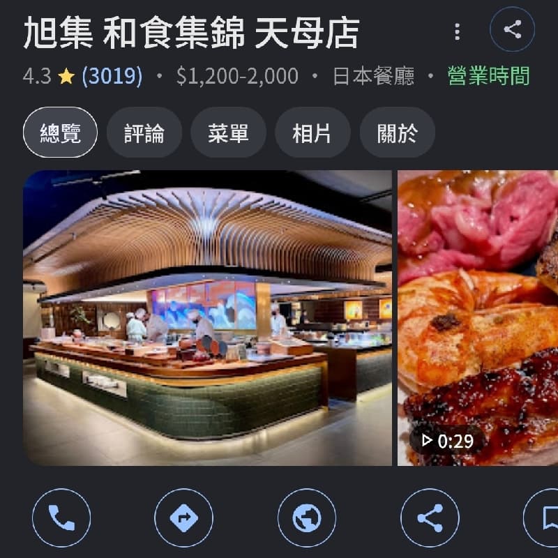 旭集天母店9/15午餐(85折)