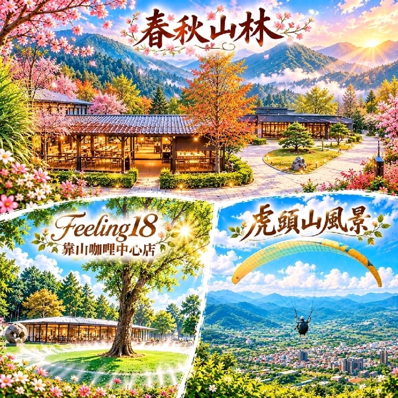 南投《春秋山林》&《feeling18靠山咖哩中心店》探店趣