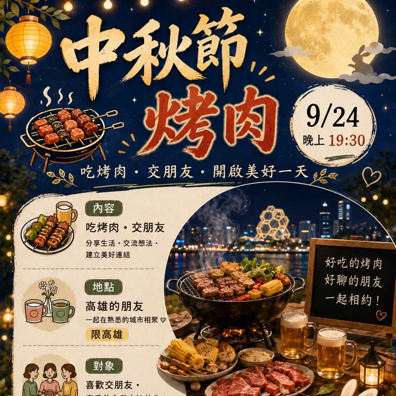 中秋節烤肉~高雄場~
