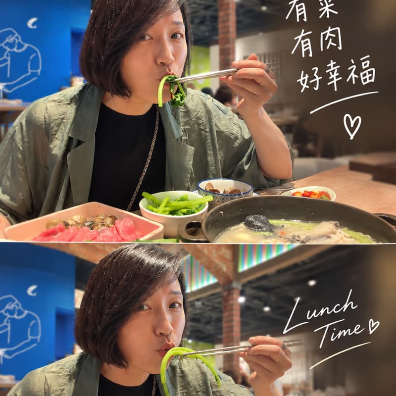 把餐點變成限動素材