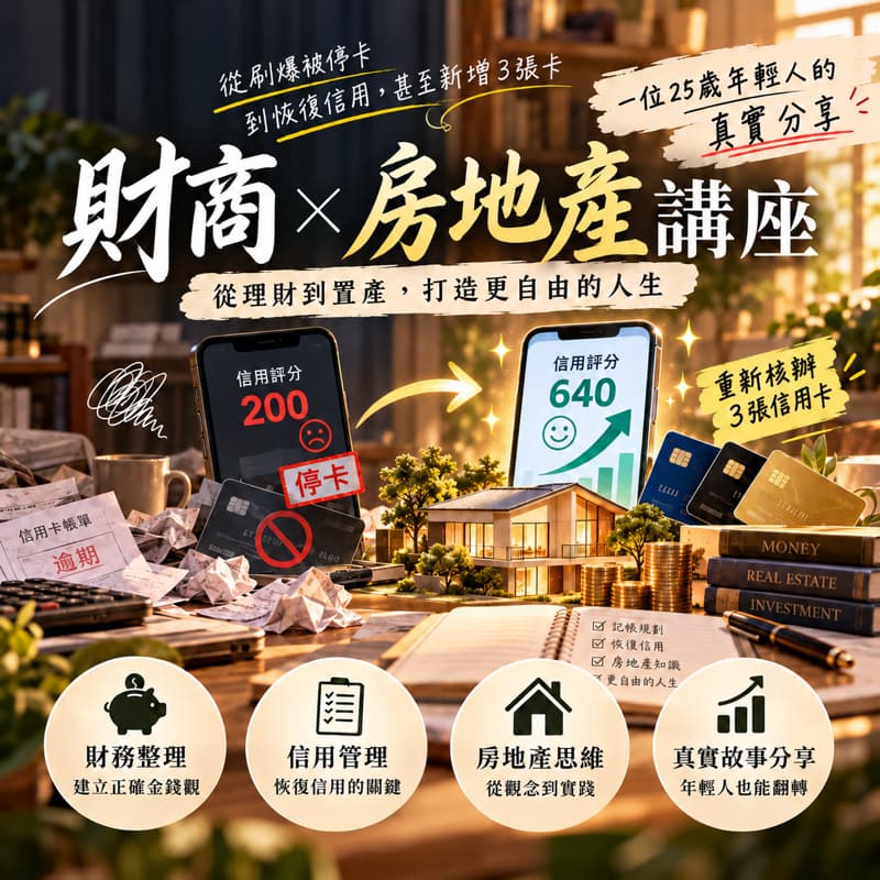 信用分數200→640!他到底做對了什麼?