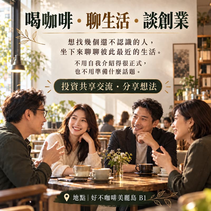 投資交流|經驗分享|談或想創業