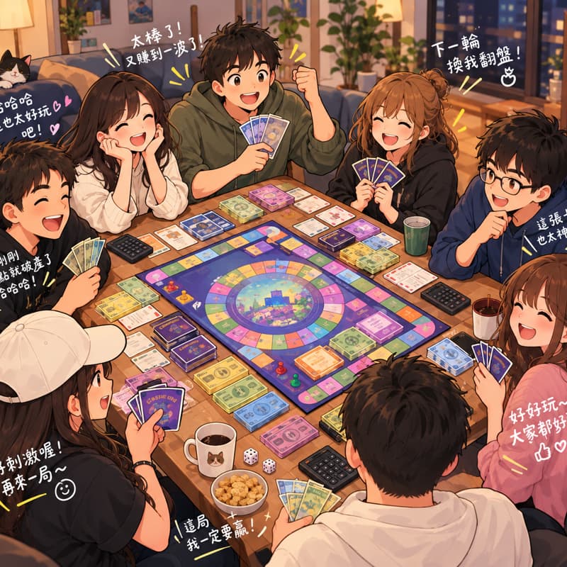 玩桌遊交朋友
