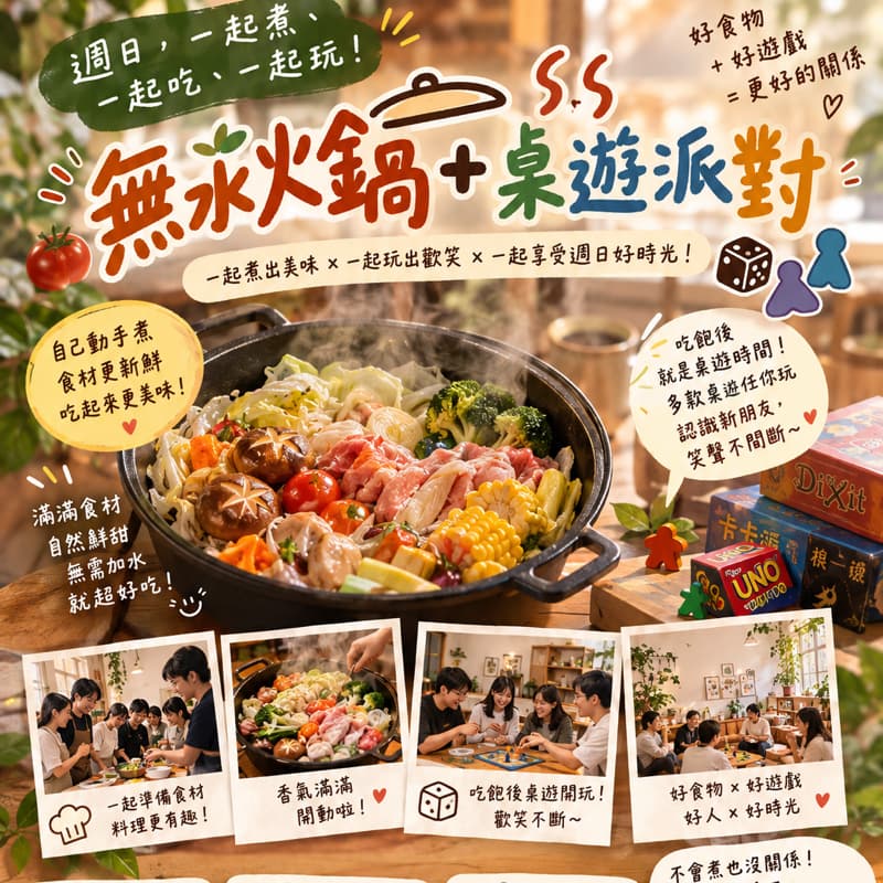 午餐+桌遊 #新手友善