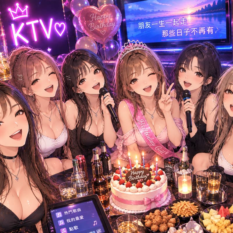 10/2週五🎤20:00巨蛋享溫馨🍻女生群友🎂