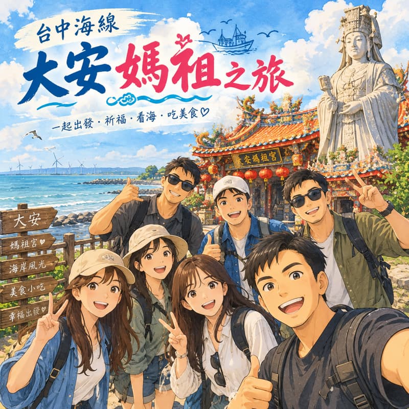 ⚡️閃揪⚡️大安海線一日遊🌊🚙