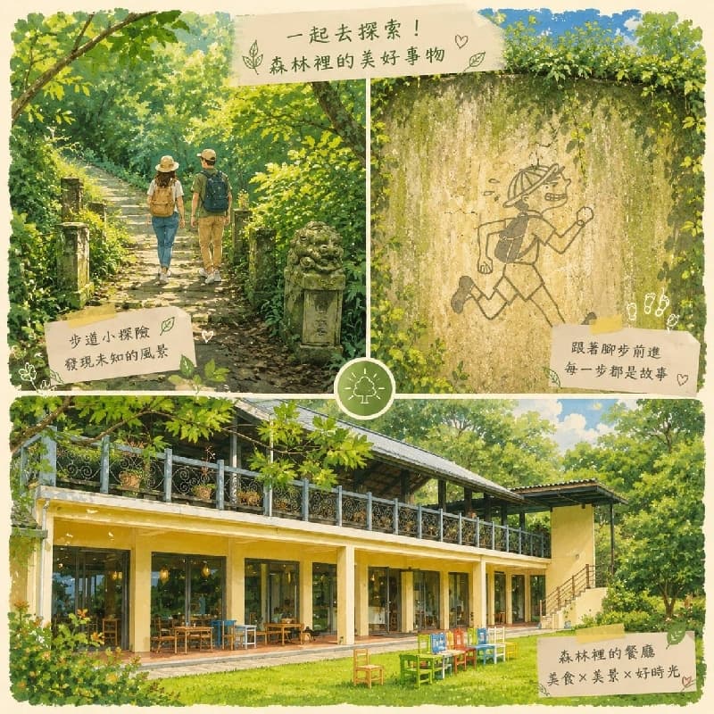 🌿森遊竹縣|騎龍古道 ×逃學步道—古道散步 × 隱藏任務 × 大山北月🌿