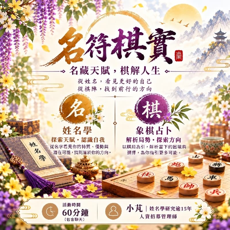 名符棋實(姓名學&象棋占卜)