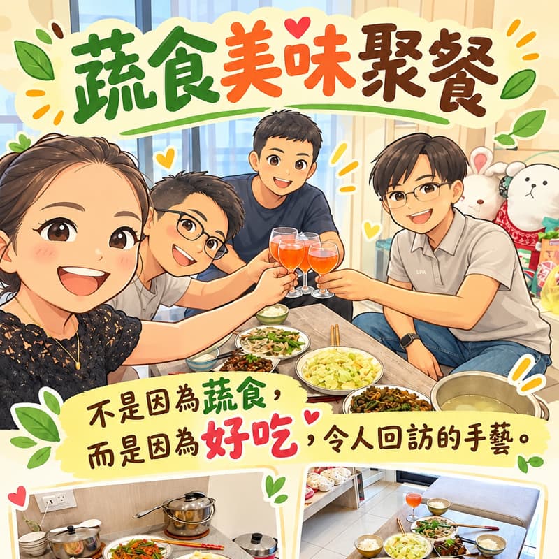 不是因為蔬食,是回魂的聚餐