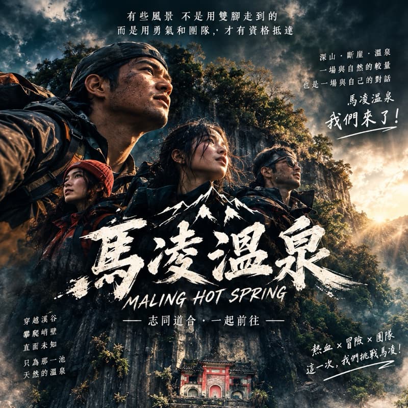 《遺世中的秘境|谷關馬陵野溪溫泉》
