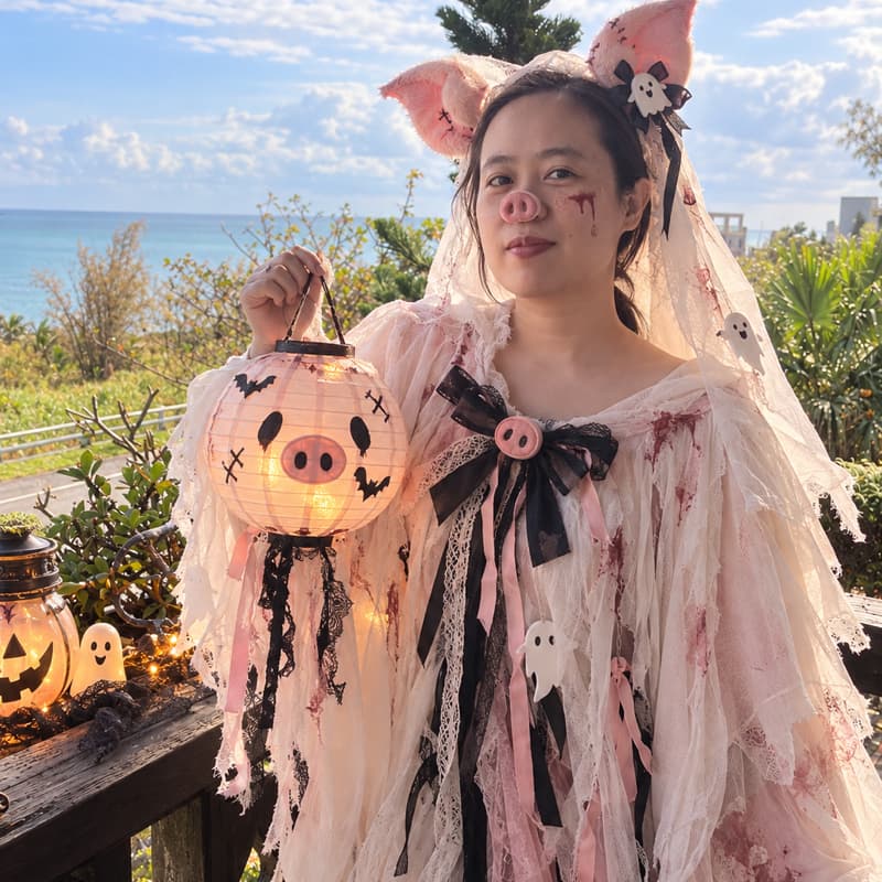 🎃🐷萬聖變裝趴×鬼豬萌萌噠👻