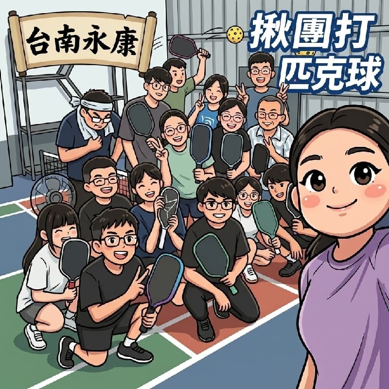  10/20【台南永康】揪團 匹克球 打起來!