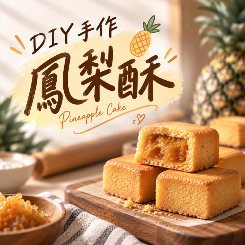 突發邀請!今晚一起來做鳳梨酥~