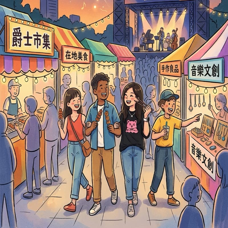 🎵爵士音樂節前奏(颱風活動取消惹)