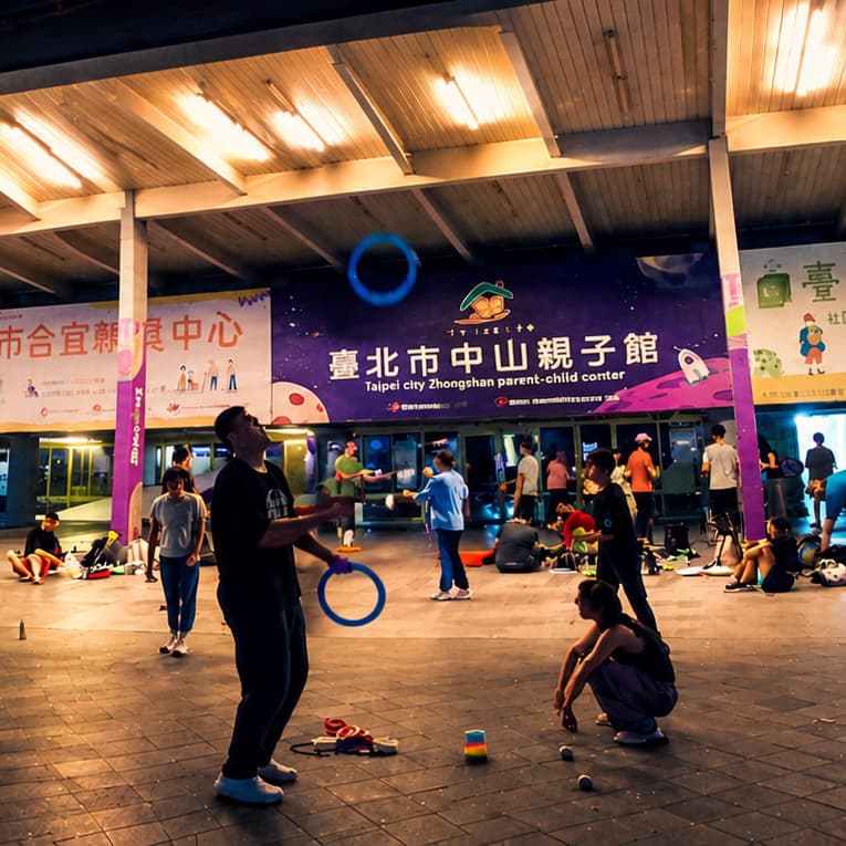 一起練雜耍,以耍會友