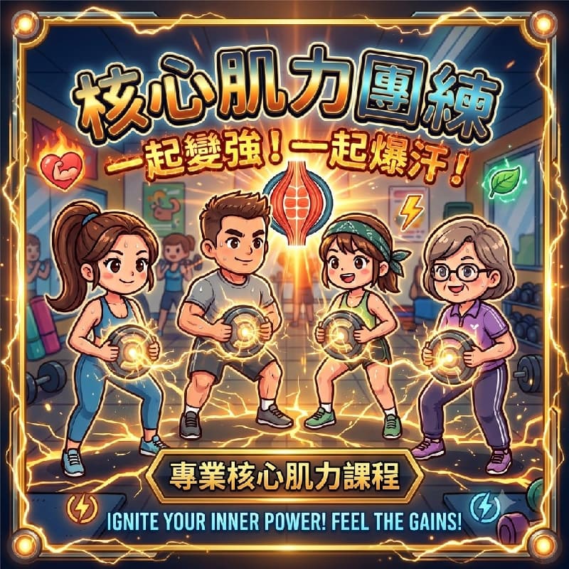 限量2人⚡️ $190 體驗「專業核心肌力課」