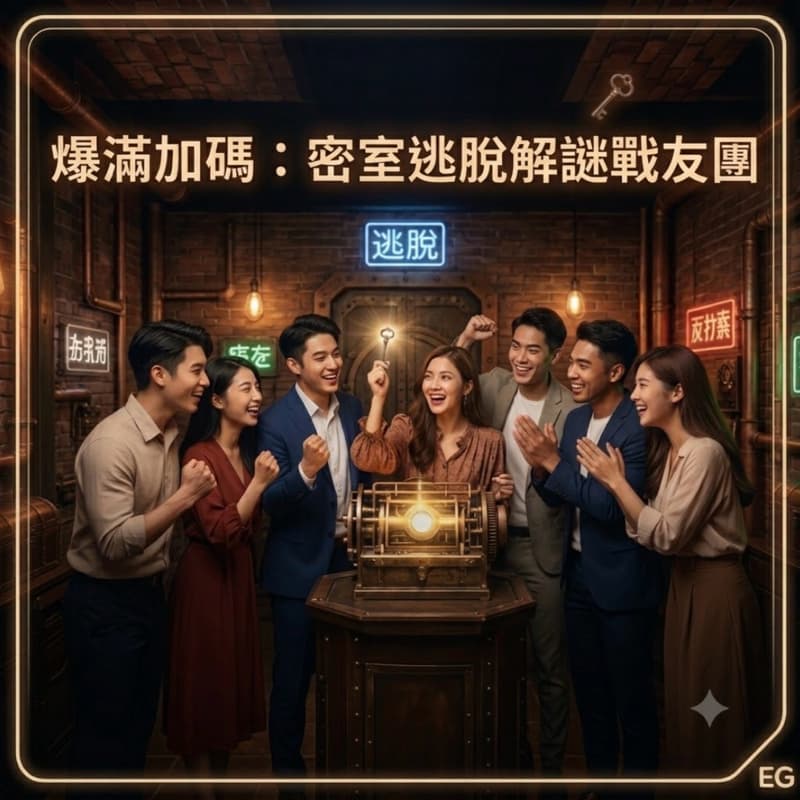 密室逃脫爆滿在加開🔥🔥