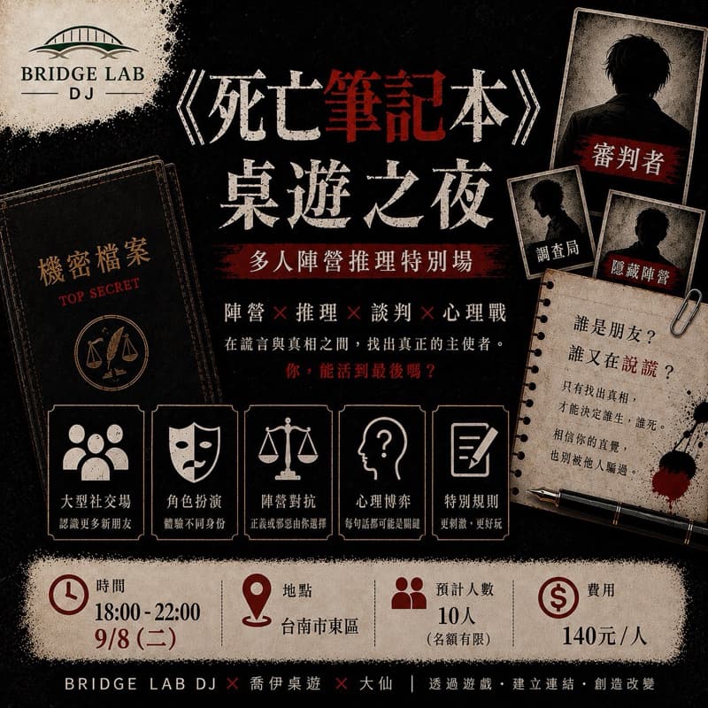 陣營桌遊局/死亡筆記本