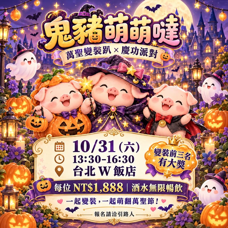 鬼👻豬萬聖趴
