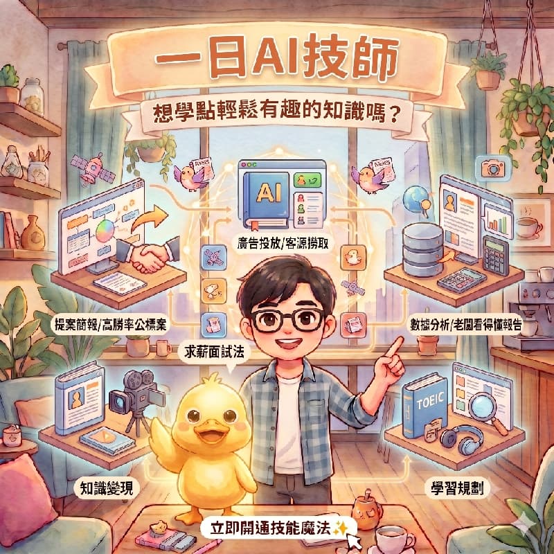 👑一日 AI 技師:想學點輕鬆有趣的AI魔法嗎? #免費教學 #新手友善