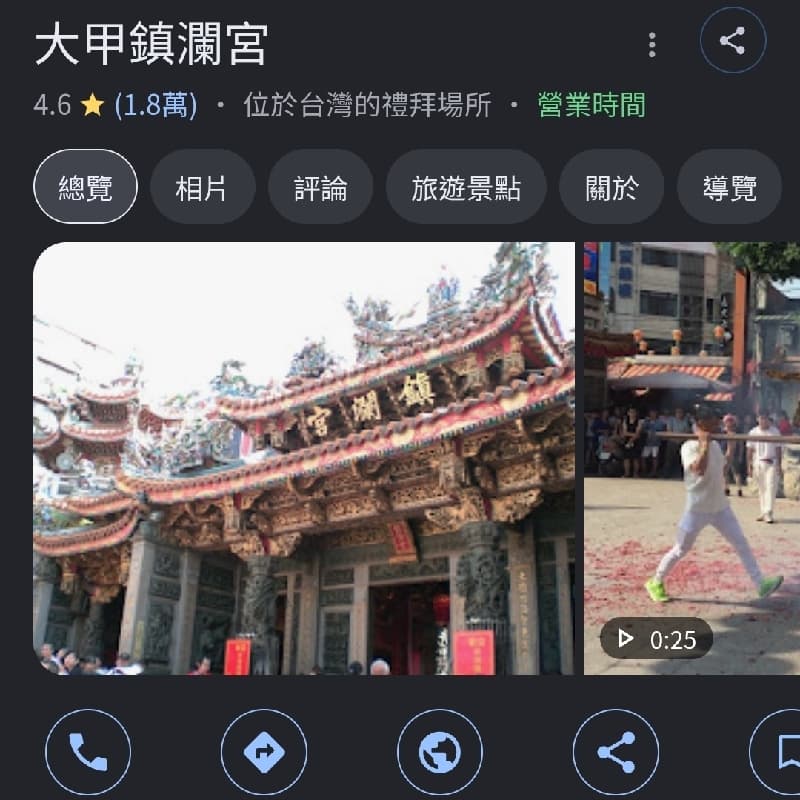 大甲日南一日遊