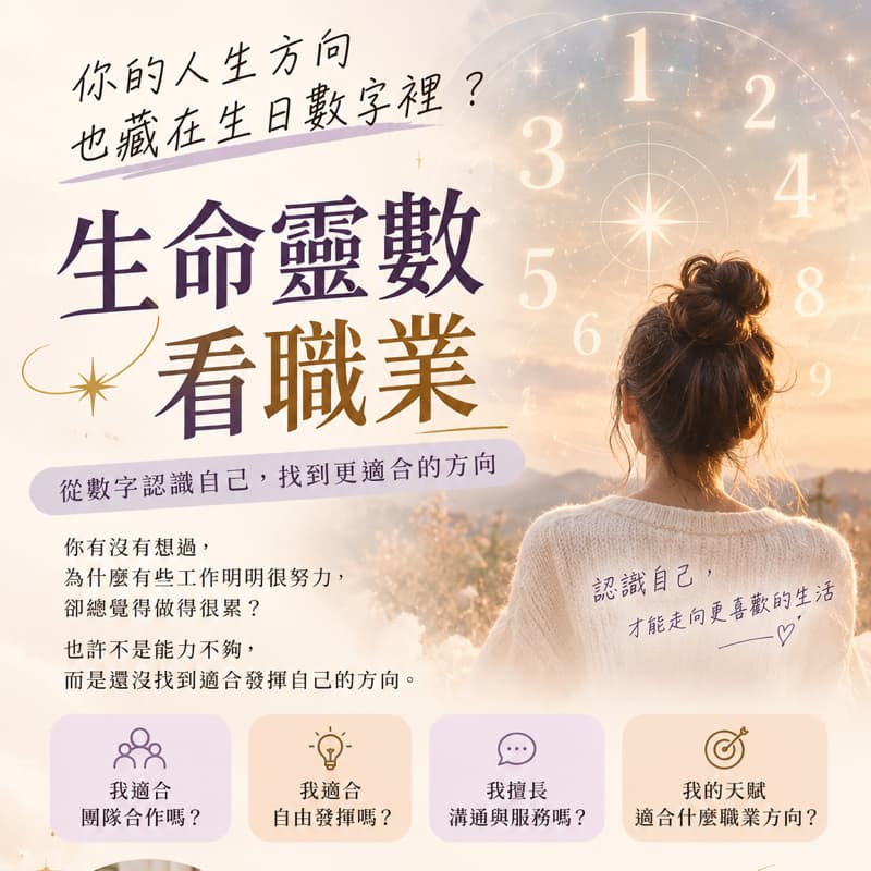 生命靈數看職業