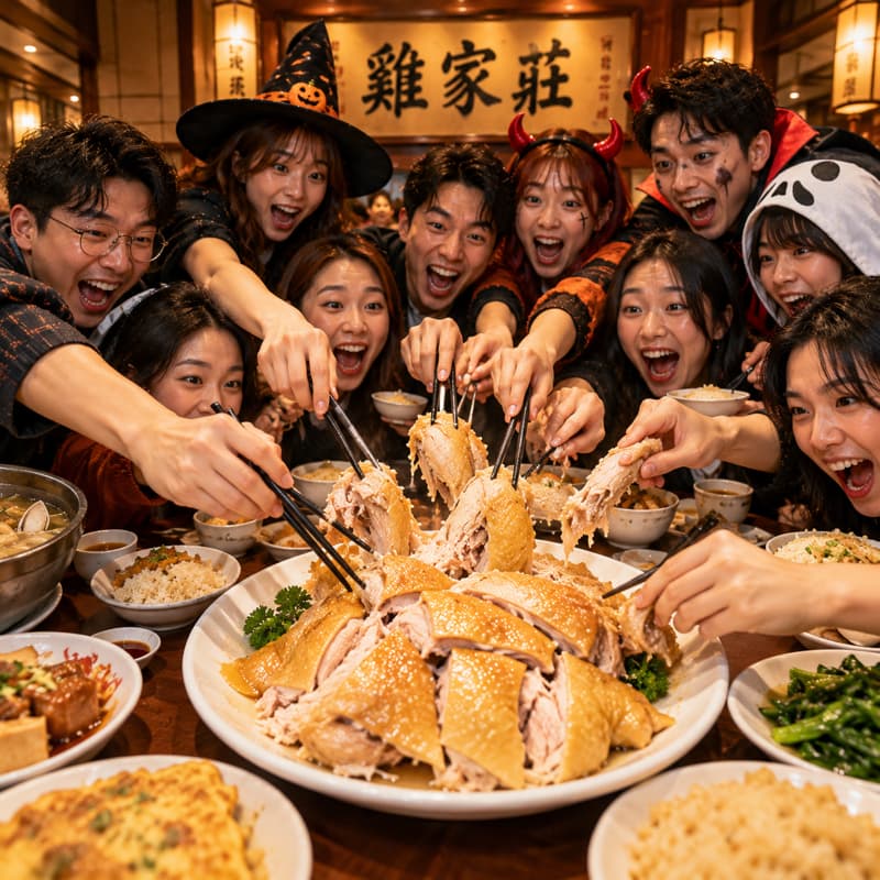 萬聖節週五下班吃什麼?揪團雞家莊辦桌吃好料!