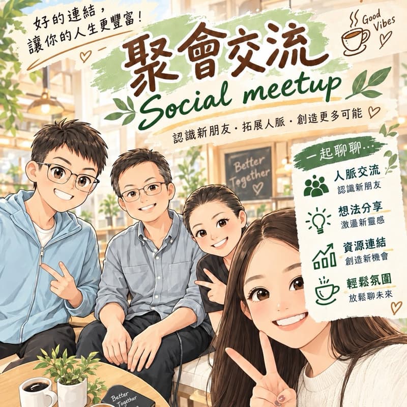 聚會交流|Social Meetup