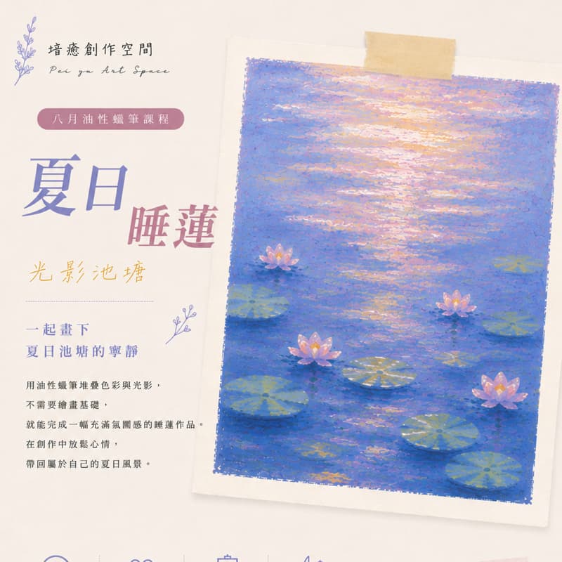平日畫畫課 一起來畫畫療癒吧🥰 #初學友善 #體驗 #畫畫