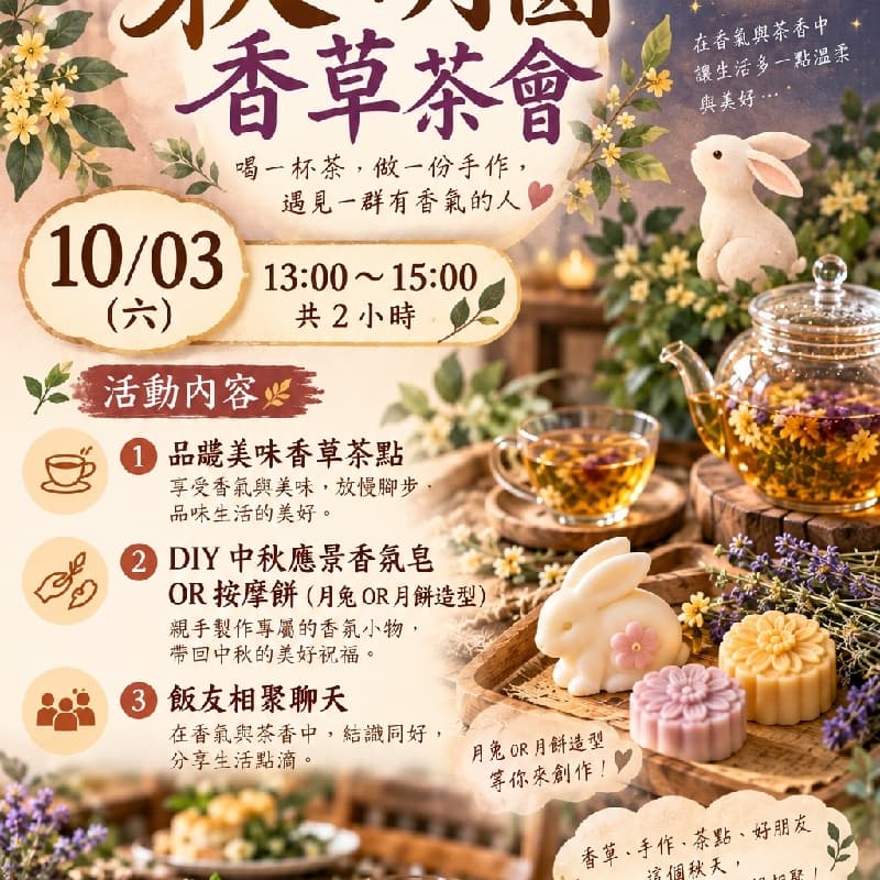 秋好月圓香草茶會