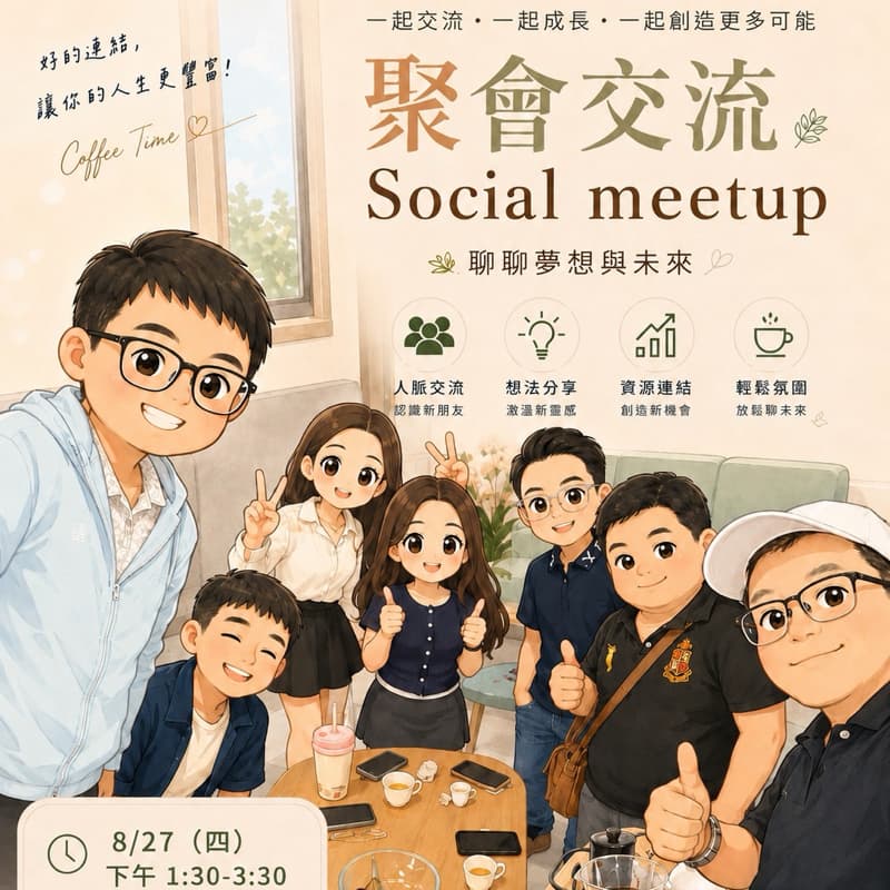 聚會交流|Social Meetup