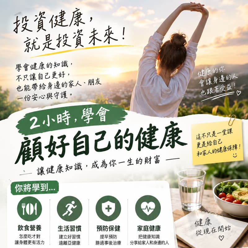 上帝給我們精密的身體,卻沒有給我們使用說明書