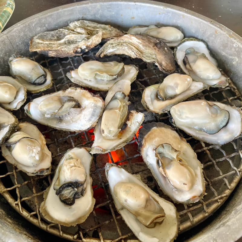 東石吃烤蚵