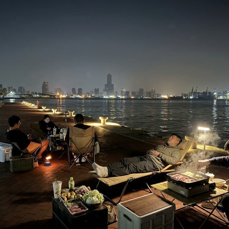 10/04台南海邊chill一下躺椅吹吹風