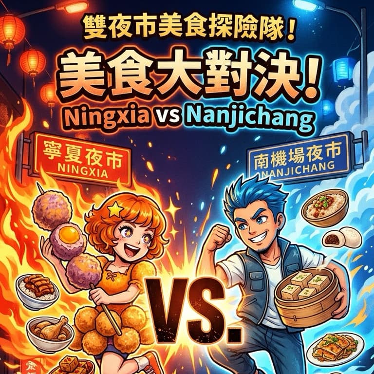 雙夜市美食探險隊!閃揪寧夏+南機場攻略