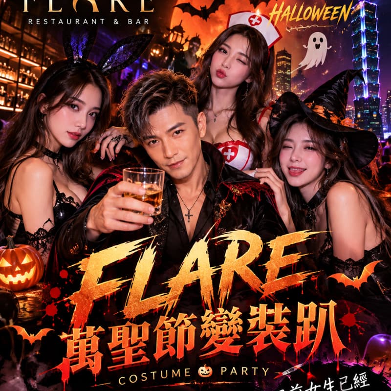 🎃 萬聖節今晚不搞鬼,搞氣氛!👻#萬聖開桌