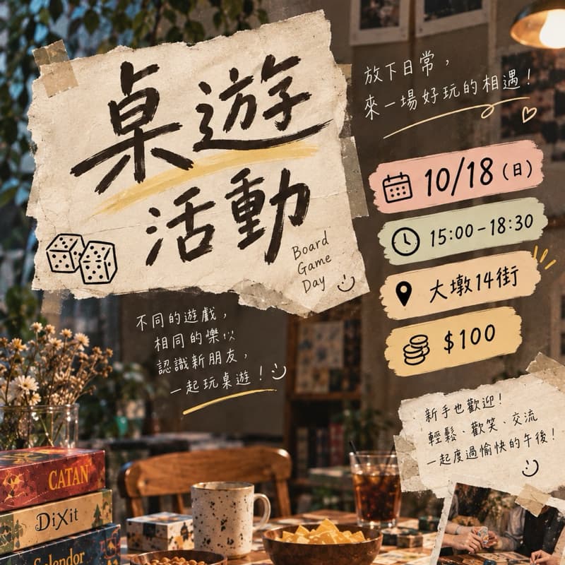 一起玩桌遊