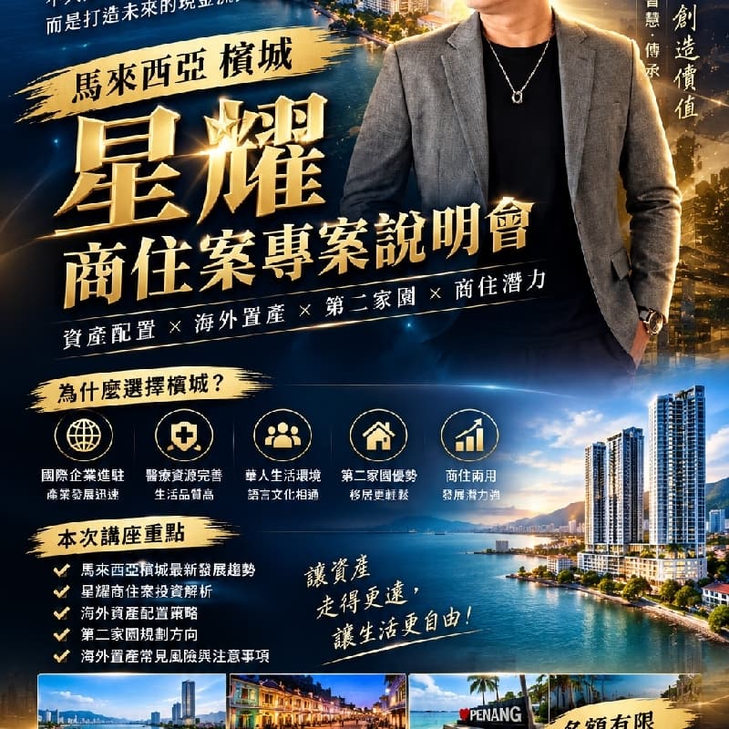 馬來西亞濱城不動產交流