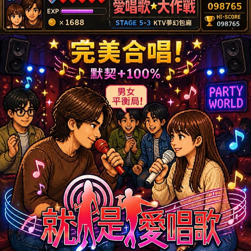 就是愛唱歌Ver.175 (男女平衡局) #新人友善