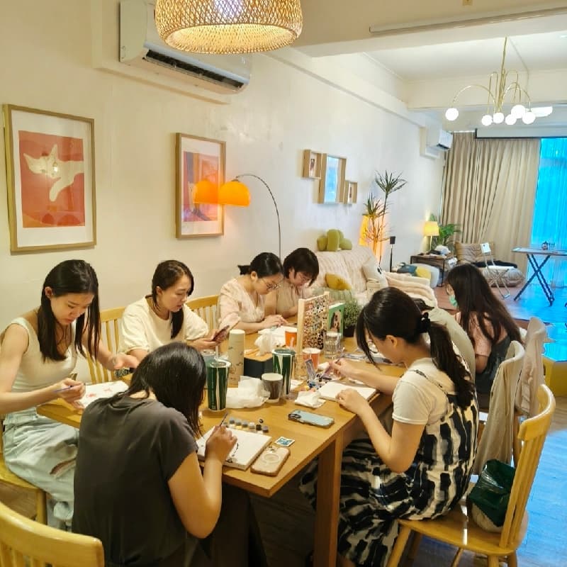 療癒油畫X塔羅占卜 療癒小聚
